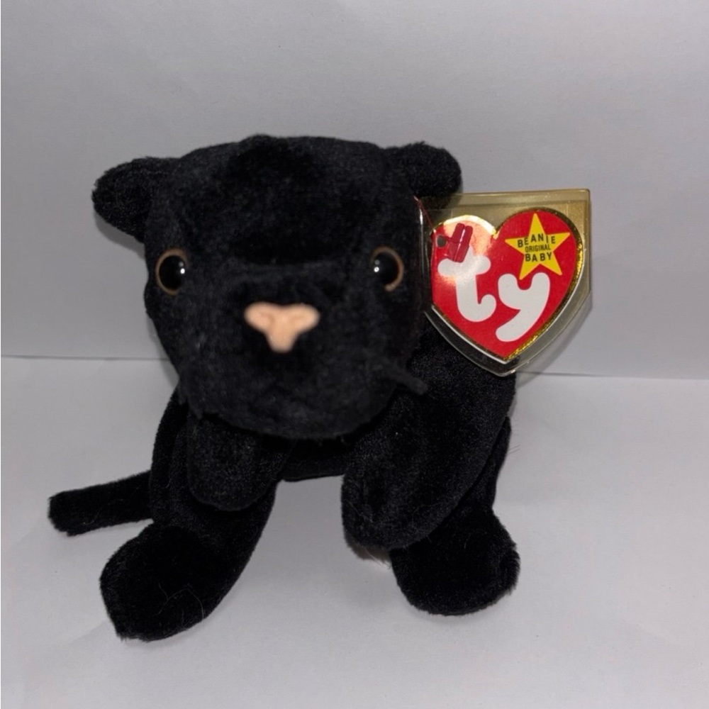RARE Ty Beanie Baby Velvet the Black Panther